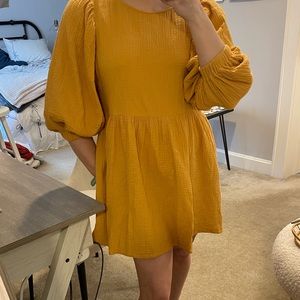 Orange / Yellow Audrey 3+1 Mini Dress